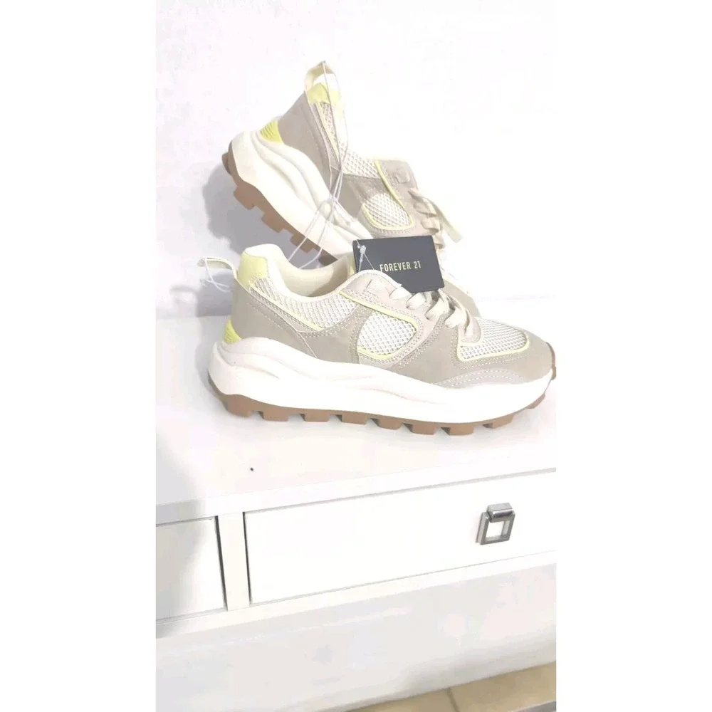 Forever‎ 21 Sneakers Colorblock Platform Sneakers  Size 8